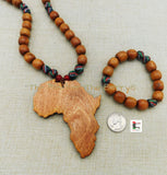 Africa Necklace Men Jewelry Handmade RBG The Blacker The Berry®