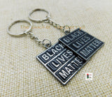 Black Lives Matter Keychains Black BLM Accessories