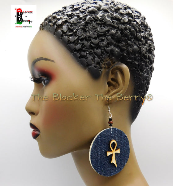 Ankh Earrings Jean Handmade Jewelry The Blacker The Berry