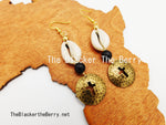 Cross Earrings Brass Jewelry Women Beaded