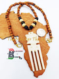Ethnic Necklace African Adinkra Jewelry Men Women The Blacker The Berry®