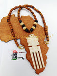 Ethnic Necklace African Adinkra Jewelry Men Women The Blacker The Berry®