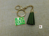 Black Queen Keychain Green Gold Gift Ideas Black Owned