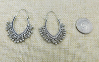 Silver Earrings Dangle Ethnic Women Fashion Gift Ideas Jewelry Black Owned
