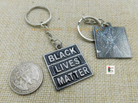 Black Lives Matter Keychains Black BLM Accessories