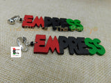 Empress Clip On Earrings RBG Jewelry 3.5 Inches Women Pan African