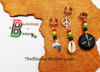 Rasta Hair Jewelry Accessories African Locs Dreads Ethnic Afrocentric