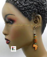 African Earrings Ethnic Jewelry Women Long Handmade Black Owned