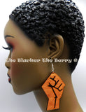 Black Power Fist BLM Jewelry Handmade Black Owned Business 3 Inches