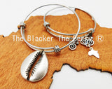Cowrie Shell Bangles Silver Jewelry Women Set