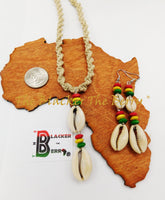 Rasta Jewelry Set Necklace Earrings Hemp Jewelry The Blacker The Berry®