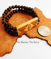Ankh Bracelet Wooden Jewelry The Blacker The Berry®