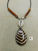 Ethnic Necklace Tribal Women Black Owned Business Cowrie