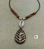 Ethnic Necklace Tribal Women Black Owned Business Cowrie