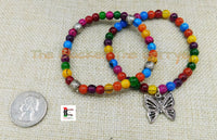 Butterfly Bracelets Summer Colorful Jewelry Women Handmade Stretch