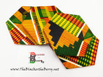 Kente Coasters Wooden Handmade Hexagon Home Decor Set of 4