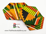 Kente Coasters Wooden Handmade Hexagon Home Decor Set of 4