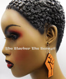 Black Power Fist BLM Jewelry Handmade Black Owned Business 2.5 Inches