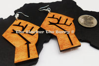 Black Power Fist BLM Jewelry Handmade Black Owned Business 2.5 Inches