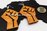 Black Power Fist BLM Jewelry Handmade Black Owned Business 2.5 Inches