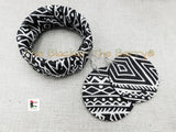 Black White Jewelry Set African Ankara Bracelet Black Women Jewelry Ethnic