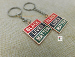 Black Lives Matter Keychains Copper RBG Pan African BLM Accessories