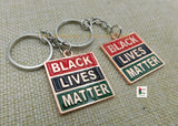 Black Lives Matter Keychains Copper RBG Pan African BLM Accessories