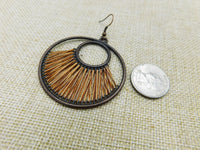 Ethnic Earrings Antique Copper Jewelry Women Boho Summer Black Owned