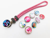 Pink Bracelet Leather Snap Jewelry Teen Gift Ideas