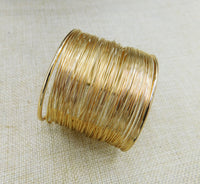 Cuff Bracelet Silver Gold Bangle Multilayer Jewelry Women