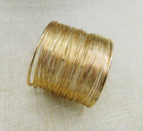Cuff Bracelet Silver Gold Bangle Multilayer Jewelry Women