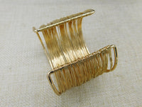 Cuff Bracelet Silver Gold Bangle Multilayer Jewelry Women