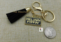 Melanin Keychains Black Gold Accessories Black Owned