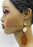 Ethnic Earrings Wooden Jewelry Women Dope