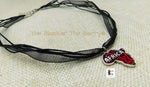 African Necklace Adjustable Red Jewelry Women Silver