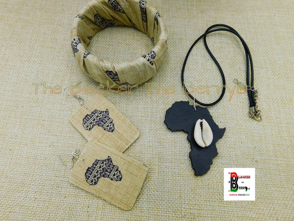 African Bracelet Earring Set Ankara Women Jewelry Sets Necklaces Gift Ideas