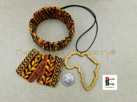African Ankara Bracelet Earrings Women Jewelry Set The Blacker The Berry®