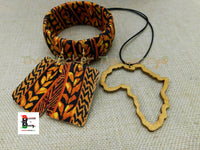 African Ankara Bracelet Earrings Women Jewelry Set The Blacker The Berry®