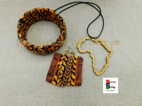 African Ankara Bracelet Earrings Women Jewelry Set The Blacker The Berry®