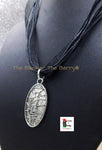 Silver African Woman Pendant Adjustable Jewelry Black Owned