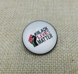 Black Lives Matter RBG Lapel Pin Button Badge Black Owned