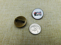 Black Lives Matter RBG Lapel Pin Button Badge Black Owned