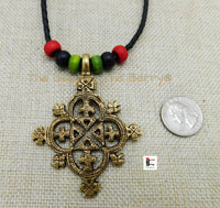 African Coptic Necklace Jewelry RBG Pan African Black Owned