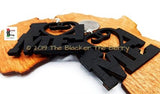 I Love Me Earrings Handmade Black Designed by The Blacker The Berry®