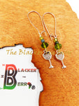 Drink Earrings Green Beaded Wine The Blacker The Berry®