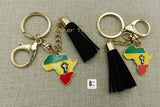 Africa Keychains Red Yellow Green Black Accessories Black Owned