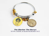 Silver Gold Bangles Bracelets African American Women Jewelry