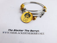 Silver Gold Bangles Bracelets African American Women Jewelry