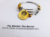 Silver Gold Bangles Bracelets African American Women Jewelry