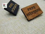 Pray Everyday Lapel Pins Bags Accessories Christian Praying God Jesus Wooden Brooches Handmade